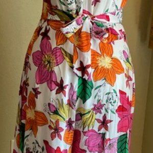 Stunning Spring multi colored flower jump suit